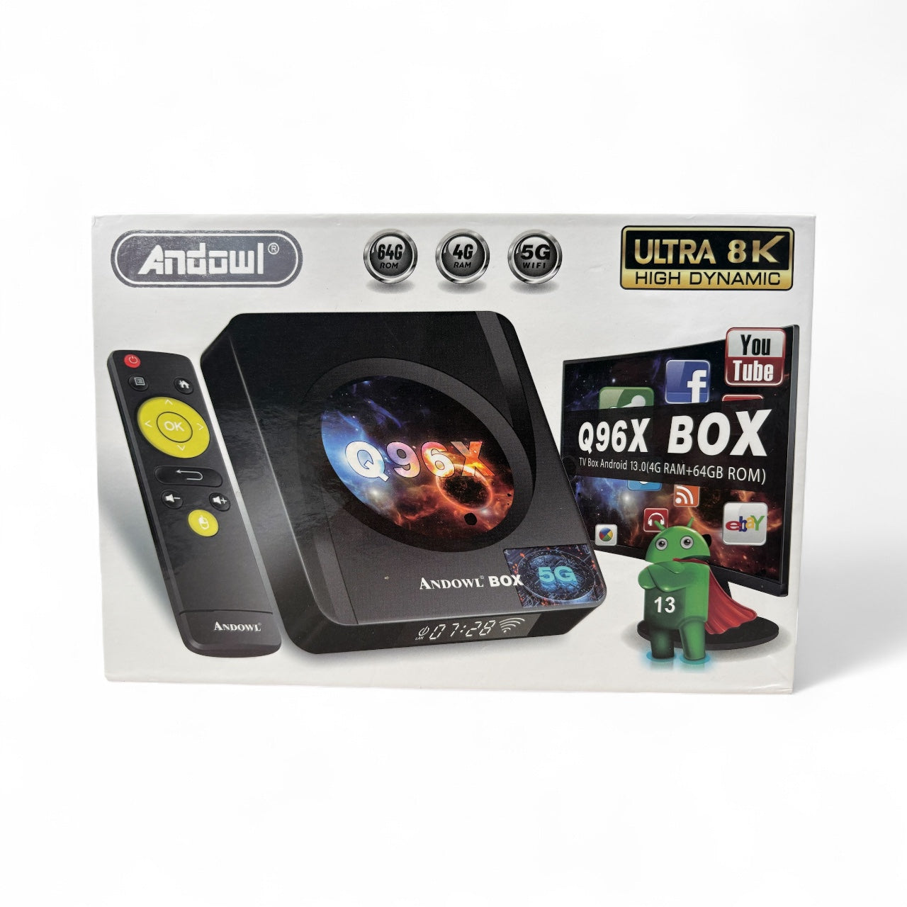 TV Box convertidor a Smart TV 8K 64G y 4G RAM