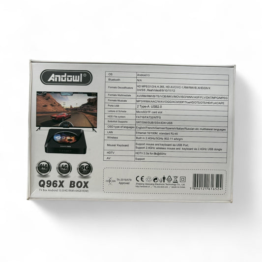 TV Box convertidor a Smart TV 8K 64G y 4G RAM