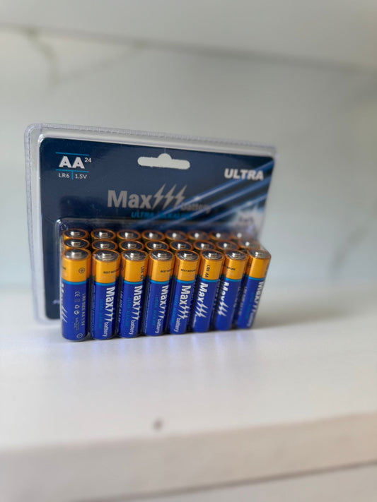 Baterias alcalinas AA (24-pack)