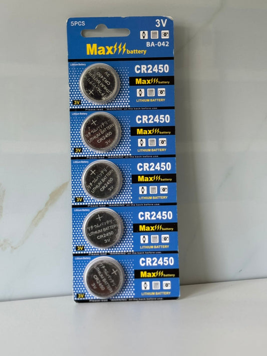 Baterías boton CR2450 (5-pack)